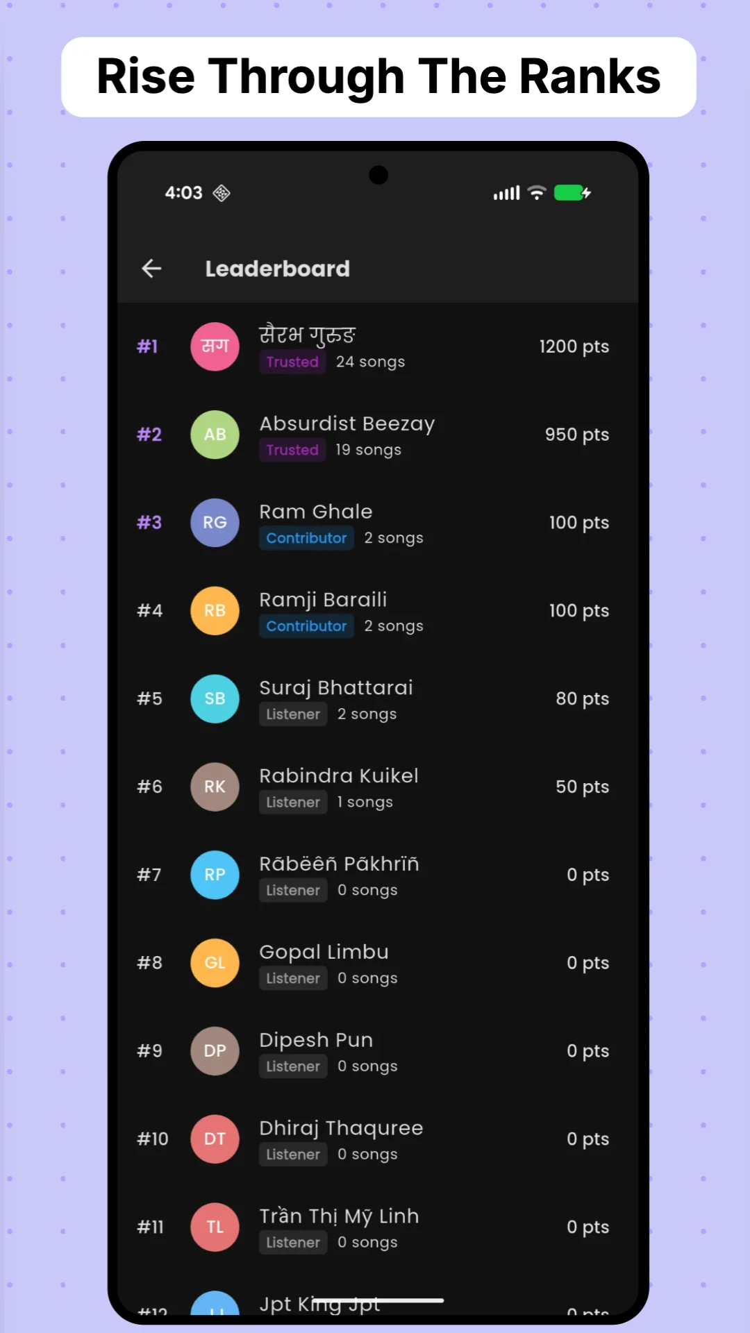 Nepali Lyrics, Chords & Radio screenshot